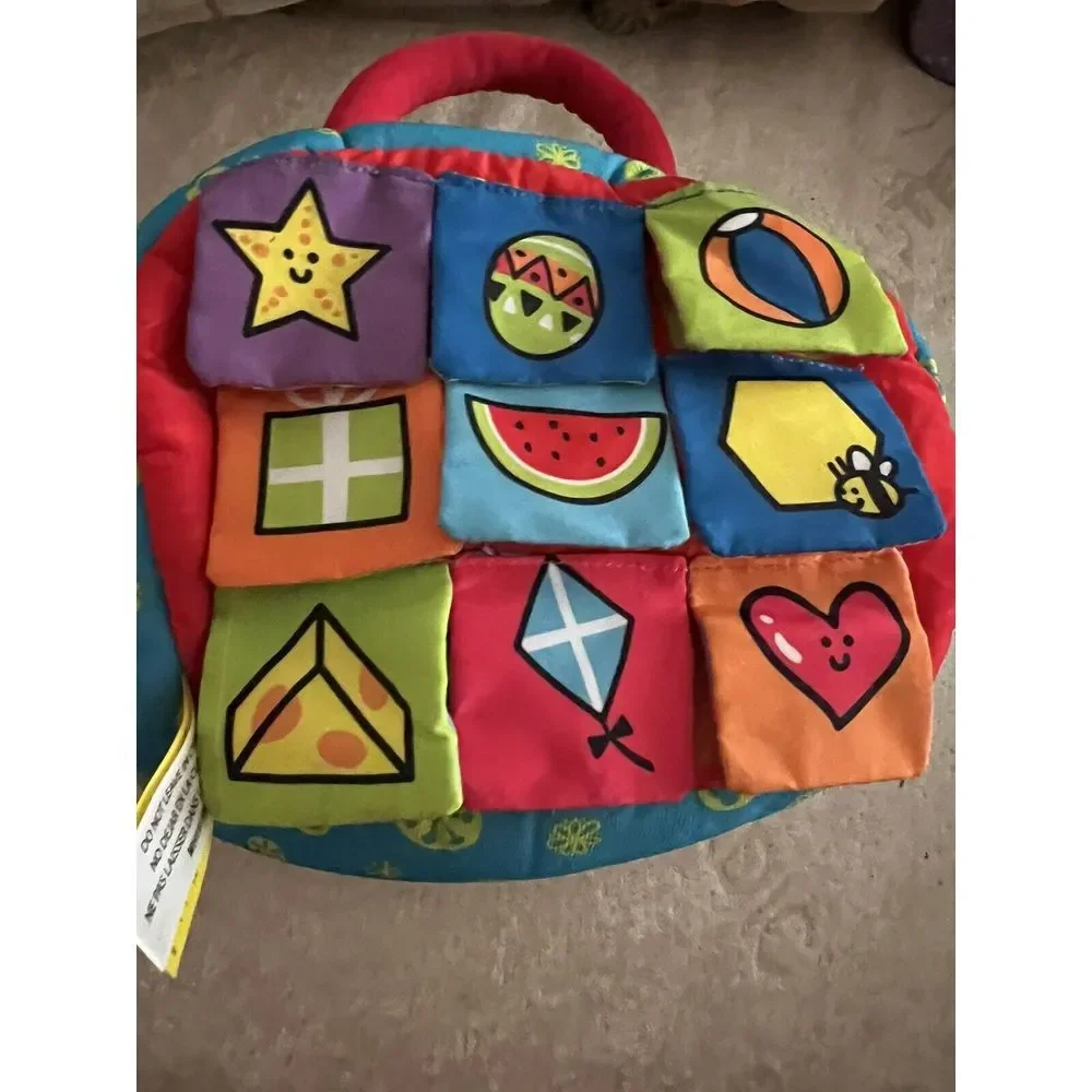 Melissa & Doug K's Kids Take-Along Shape Sorter Baby‎ Toy With 2-Sided Activity